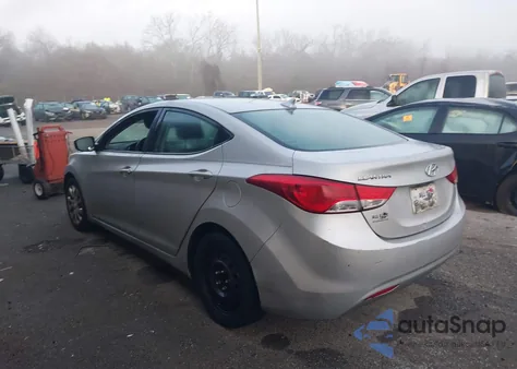 2012 Hyundai Elantra Gls (Ulsan Plant) from USA, damaged, VIN KMHDH4AE9CU227286
